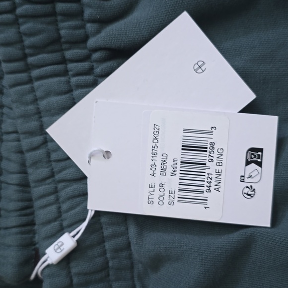 Anine Bing Women's Green Pants - Picture 6 of 6